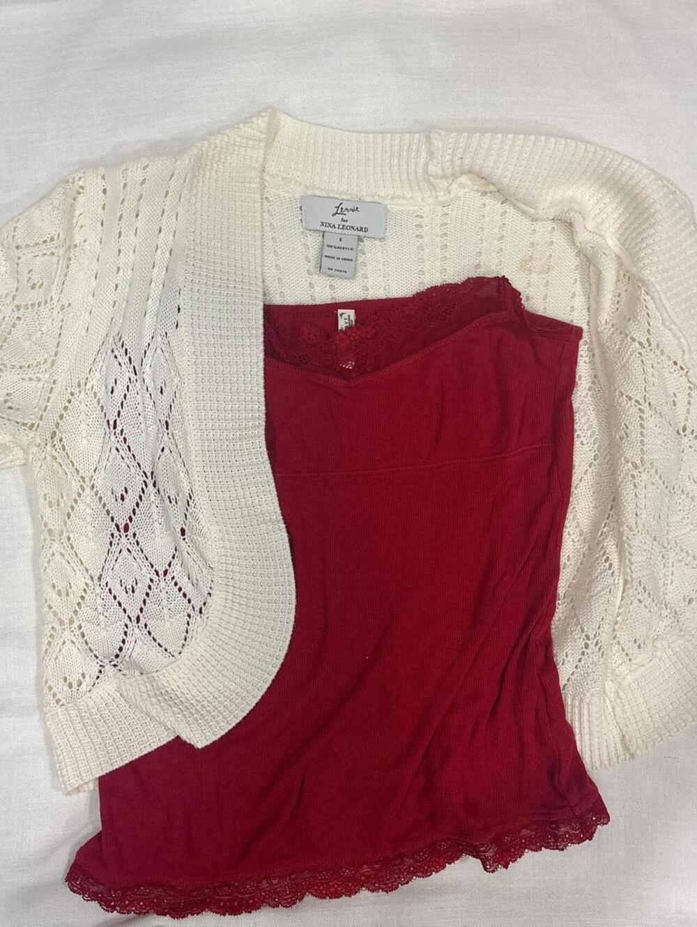 Scream knit cardigan